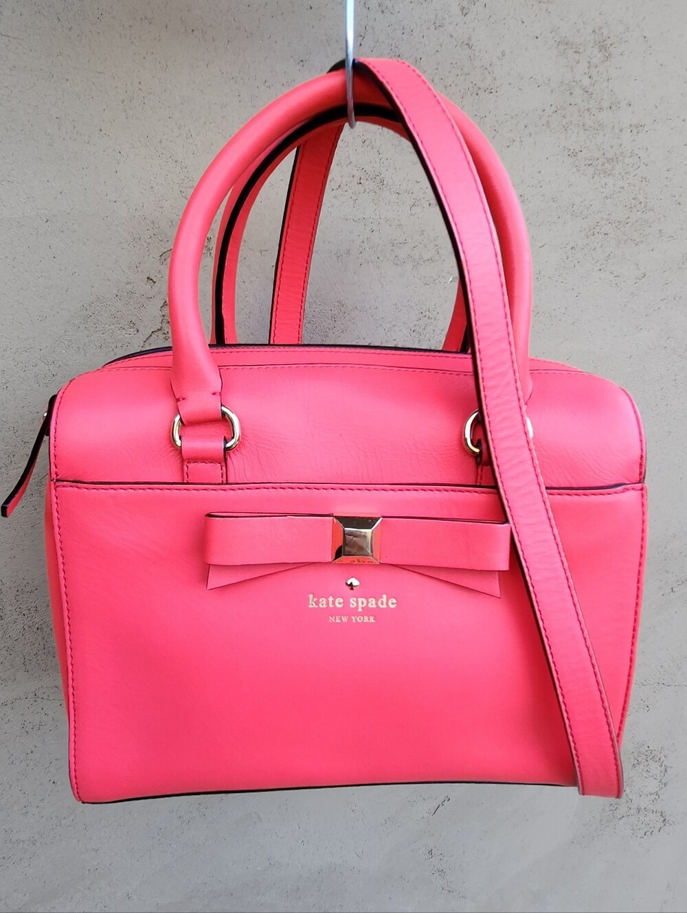 Kate Spade New York Holly Street Ashton Leather Satchel - Coral Pink - Picture 11 of 11